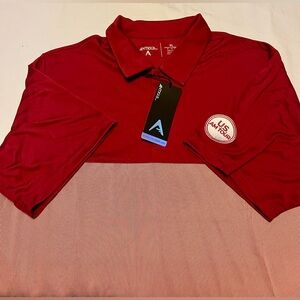 ⛳️🏌️‍♂️Antigua Men's Bold Red Polo